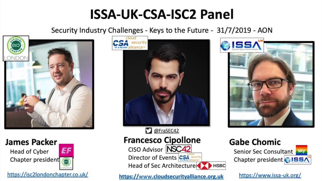 ISSA Event- Leaders - Grill the panel - July 2019
