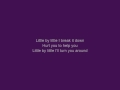 Lisa Lois Little By Little Official Music Video and Lyrics