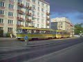 Tramvaj T3M v zastávce Brojova - Plzeň