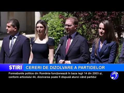 Cereri pentru dizolvarea a trei partide