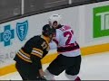 Milan Lucic TKOs David Clarkson 12/13/2007