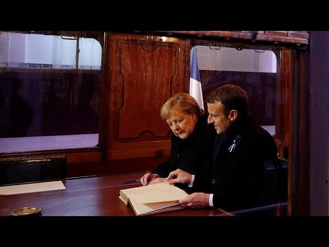 Merkel und Macron erinnern an das Ende des Ersten W ...