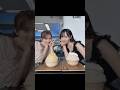 STU48 石田千穂 元HKT48 矢吹奈子さんとかき氷！念願で本当に嬉しいですT_T✨楽しかったー！！またおでかけできますように！