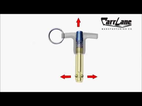 Carr Lane Ball Lock Pins-How They Work