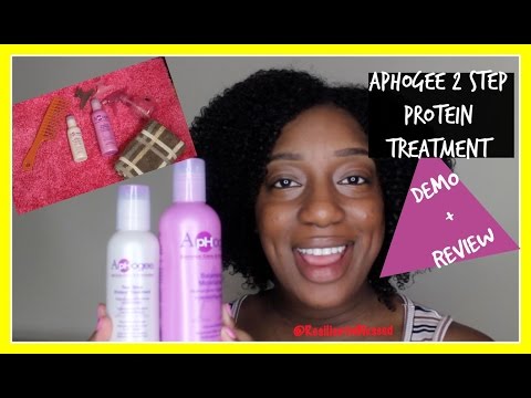 Natural Hair Aphogee 2 Step Protein Treatment Demo Review