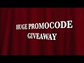 Huge PromoCode Giveaway