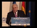 Fórum Europa con Vicente Álvarez Areces