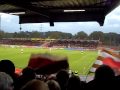 Stimmung in der Gästekurve in Oberhausen. FC St.Pauli! 16.10.09