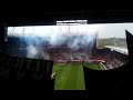 FC Twente - Ajax 1-2 (Apr 29, 2012) Vuurwerk voor de wedstrijd uit het uitvak.