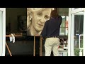 celebrity portrait painter peter engels makes a new art masterpiece, the vintage portrait of princess astrid. he meets the royal daughter and eternalises her...