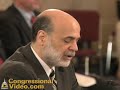 U.S.  ECONOMY IN CRISIS? Fed Chair Bernanke/Senate Hearing