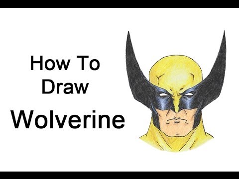 how to draw wolverine