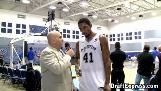DraftExpress Exclusive - Marcus Cousin Interview at the 2011 D-League Showcase