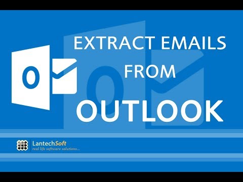 how to harvest email addresses from outlook