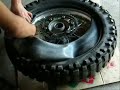 xr 650 tire change xr 650 tire change