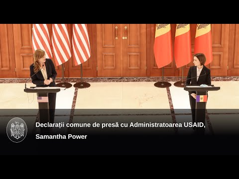 President Maia Sandu meeting Samantha Power, USAID Administrator: "We want to build a competitive, innovative and resilient country, but we need peace for that "