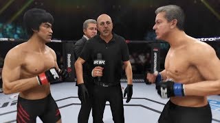 Bruce Lee vs. Bruce Buffer (EA Sports UFC 3) - CPU vs. CPU