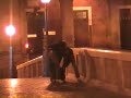 Rissa sul ponte a Roma
