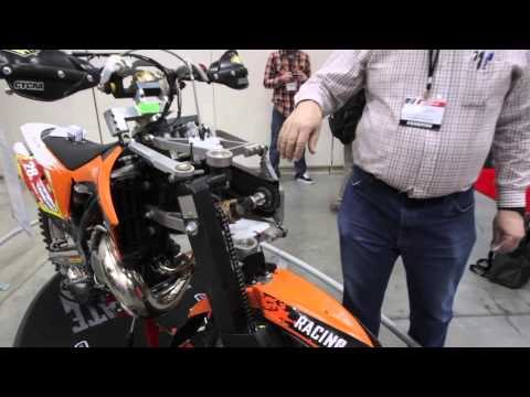 two wheel drive - While at the 2013 Indy Dealer Expo the Dirt Rider crew took some time to check out the Lawson AWD all wheel drive KTM two-stroke. This third generation proto...