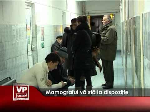 Mamograful vă stă la dispoziție