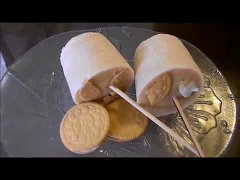 paletas heladas de galleta