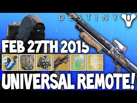 how to obtain universal remote destiny