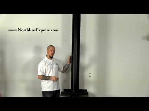how to fasten stove pipe