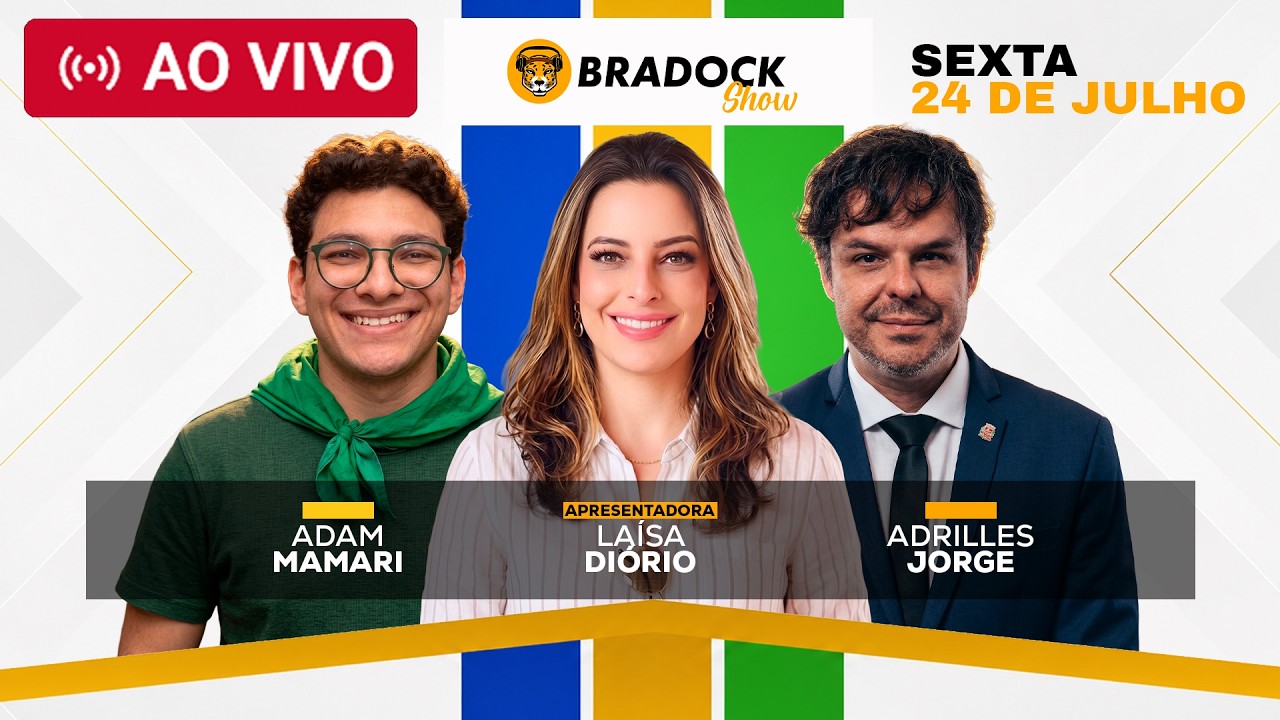 🔴 LULA CHAMA BOLSONARO DE IMBECIL E SOFRE RETALIAÇÃO DOS EUA| Bradock Show - 24/07/2026