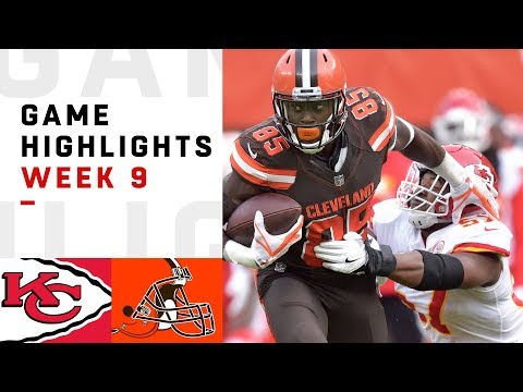 Chiefs vs. Browns Week 9 Highlights | NFL 2018