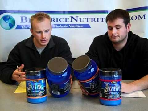 size on - http://www.bestpricenutrition.com - Review on Gaspari Nutrition Size-On Max vs. Size-On Pre Contest. Find out what the ingredients are, what the differences ...