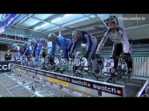 2009 bmx - Coverage of the final of the elite women's final at the BMX world championships in Adelaide in July 2009. The line-up of the final consists of Eva Ailloud, N...