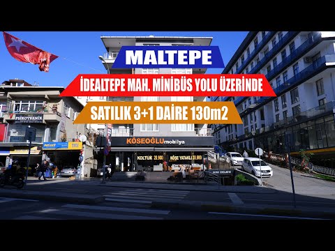 İdealtepe'de Minibüs Cad. Satılık 3+1 Daire 130 m2
