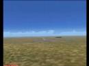 FS2004 Aerolineas Argentinas B735 pousando em Puerto Madryn
