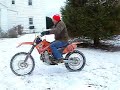 Winter motorcycle fun Winter motorcycle fun