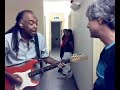 Gil mostra a música inédita (Olho Mágico) aos músicos Gil mostra a música inédita (Olho Mágico) aos músicos