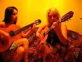 yagmur&tangul play bachianinha nr.1- paulinho nogueira(duo guitar)