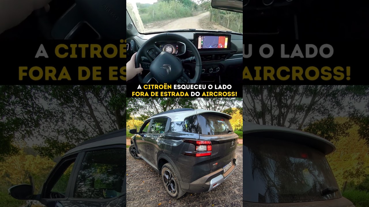 A Citroën abandonou o lado fora de estrada no Aircross! #citroënaircross #citroën