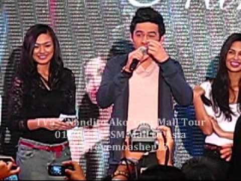David Archuleta citing body parts in Filipino! (sooo.. CUTE!) - SM Mall Of Asia