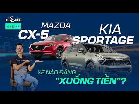 Kia Sportage 2022 đối đầu Mazda CX-5: tân binh so kèo CUV quốc dân | Xế Cưng So sánh