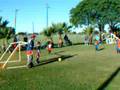 Lucas' soccer game at Oliveira Park