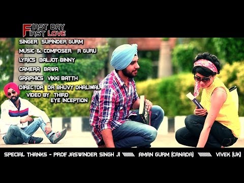First Day First Love | Supinder Gurm | Latest Punjabi Songs 2013 ( College Life )