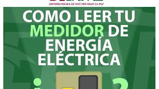 ¿Cómo leer tu medidor de energía eléctrica?