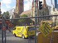 On the Easter Weekend, the tram lines along Flinders Street and Swanston Street were upgraded