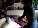 alexiss dancing to the remix song of charly's band.