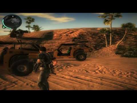 Just Cause 2 Vehicles Down A Mountain (PC)