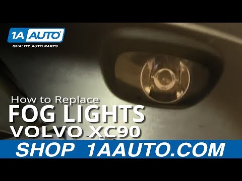 How To Install Replace Fog Driving Light Volvo XC90 03-12 1AAuto.com