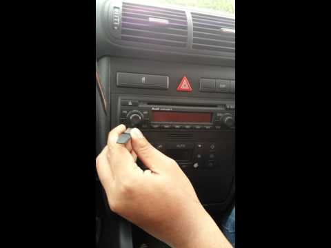 How to remove audi a3 stereo/cd player