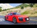 Audi R8 V10 2015 для GTA 5 видео 2