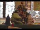 gator puppet from hobiehippo.com performs in his winter attire the holiday favorite, dont step behing the tree (you'll see)