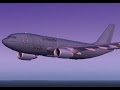 Volcano disaster medevac flight A310